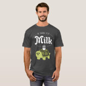 Er bringt Ihnen Milk MEME T Premium Quality T-Shirt (Vorne ganz)