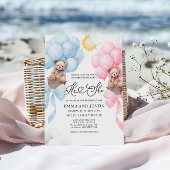 Er bzw. sie trägt Einladung, Gender Reveal Einladung