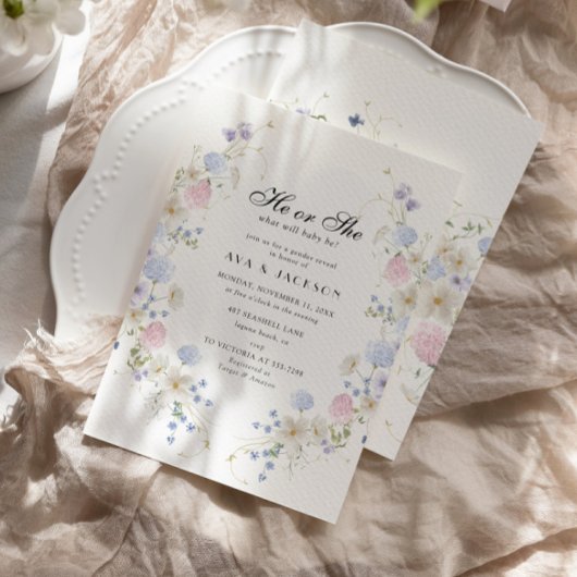 Er bzw. sie zeigen die Geschlechterperspektive in Einladung