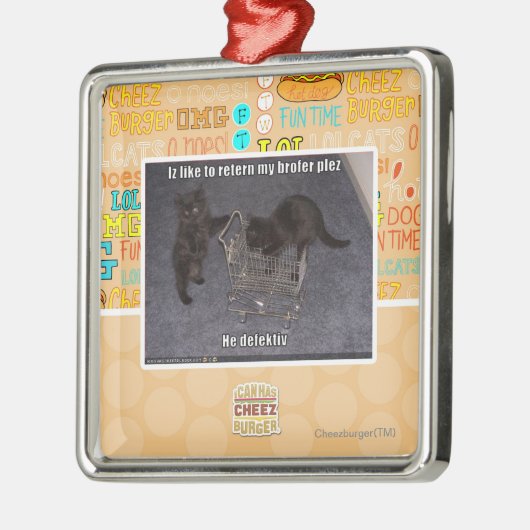 Er defectiv ornament aus metall (Links)