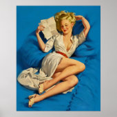 Er denkt, ich sei zu gut, um ein echtes Button zu  Poster (Vorne)