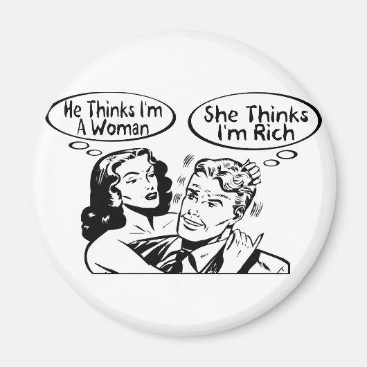 Er denkt, sie denkt. magnet (Vorne)