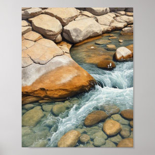Er Der ewige Fluss: Sonnenlicht und sedimentäres S Poster