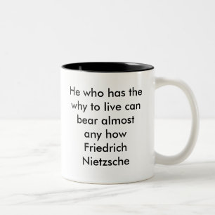 Er, der hat, warum man lebt, kann fast zweifarbige tasse