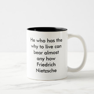 Er, der hat, warum man lebt, kann fast zweifarbige tasse