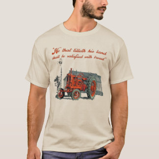 Er, der sein Land mit Traktor-Grafik bearbeitet T-Shirt
