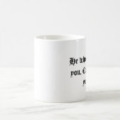 Er, der Sie verärgert, erobert Sie Kaffeetasse (Mittel)
