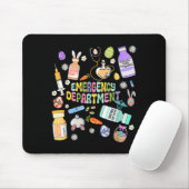 Er Easter Nurse Crew Easter Day Emergency Room Nur Mousepad (Mit Mouse)