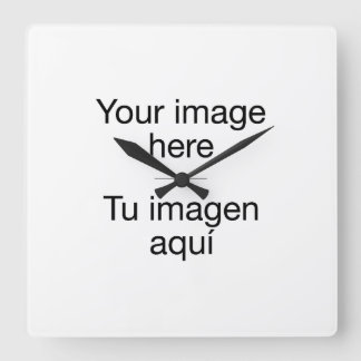 Er entwirft Wanduhr im Weiß mit deinem Foto