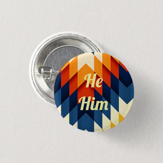 Er/er Geschlecht Pronoun Button (Vorne & Hinten)