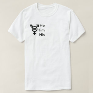 Er er Pronomen-Shirt T-Shirt