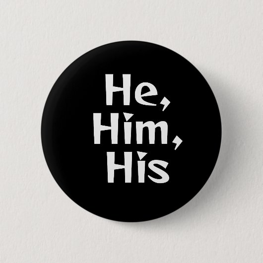 Er/Er Pronoun Button (Vorderseite)