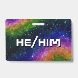 Er/Er Rainbow Galaxy Abzeichen Ausweis