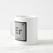 Er - Erebus Griechische Chemie - Periodisches Tabe Kaffeetasse (Vorderseite Links)