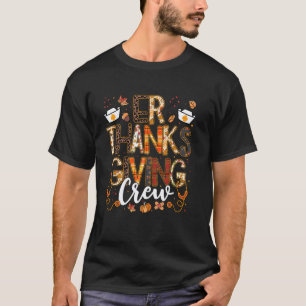 ER Erntedankfest Krankenpfleger Crew Erntedankfest T-Shirt