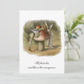 Er findet ihren romantischen Valentinstag Feiertagskarte (Stehend Vorderseite)