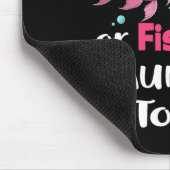 Er fischt oder sie fischt Geschlecht Enthüllung Fa Mousepad (Ecke)