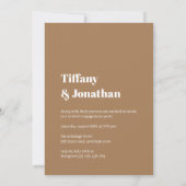 Er Fragte, ich sagte ja Engagement Partei Einladun Einladung (Rückseite)