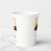 Er fragte, sie sagte ja Foto verlobt blau grün Pappbecher (Rechts)