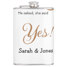 Er fragte sie sagte ja Verlobung einfach minimal