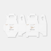 Er fragte sie sagte ja Verlobung einfach minimal Geschenkschachtel (Ungefaltet)