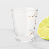 Er fragte sie sagte ja Verlobung einfach minimal Schnapsglas (Links)