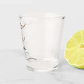 Er fragte sie sagte ja Verlobung einfach minimal Schnapsglas (Rechts)