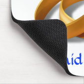 Er Fragte und ich sagte JA!!! Hochzeitsrings Mouse Mousepad (Ecke)
