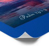 Er führt mich neben dem Lila Himmelsposter Poster (Ecke)