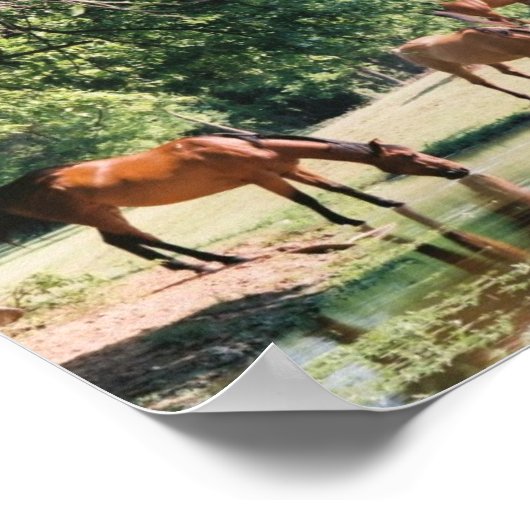 Er führt mich neben den stillen Wassern ... Poster (Ecke)