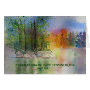 Er führt mich neben ruhigem Wasser Psalm 23