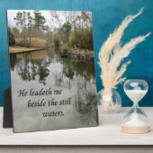 Er führt mich neben stillem Wasser Fotoplatte (Seite)