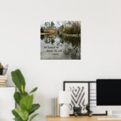 Er führt mich neben stillem Wasser Poster (Heimbüro)