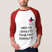 ER FÜR SIE, MÄNNER VON QUALITÄT 1 T-Shirt (Vorderseite)