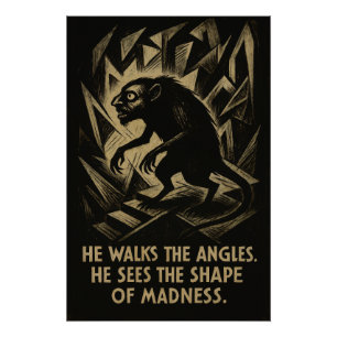 Er geht die Angles - ein brauner Jenkin-Expression Poster