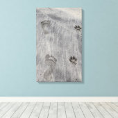 Er geht neben mir! leinwanddruck (Insitu (Holzboden))