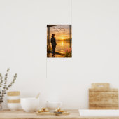 Er geht vor dir her poster (Küche)