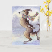 Er genoss den Wind durch seine Ohren Karte (Gelbe Blume)