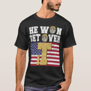 Er gewann erhält über es T-Shirt
