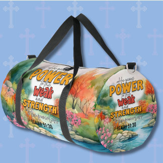 Er gibt der Schwächung und Kraft der Leistungslose Duffle Bag