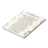 Er gibt mehr Grace Notepad Notizblock (Rotiert)