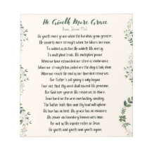 Er gibt mehr Grace Notepad