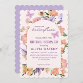 Er gibt mir Brautparty Einladung (Vorne/Hinten)