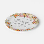 Er gibt mir das Brautparty der Schmetterlinge Pappteller (Schrägansicht)