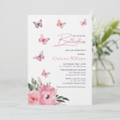 Er gibt mir das Brautparty Wasserfarbe Einladung (Stehend Vorderseite)