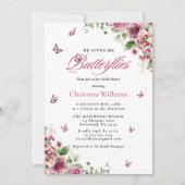 Er gibt mir das Brautparty Wasserfarbe Einladung (Vorderseite)