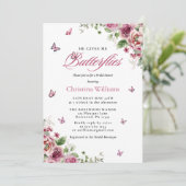 Er gibt mir das Brautparty Wasserfarbe Einladung (Stehend Vorderseite)