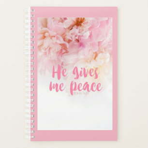 Er gibt mir Friedensplaner Planer