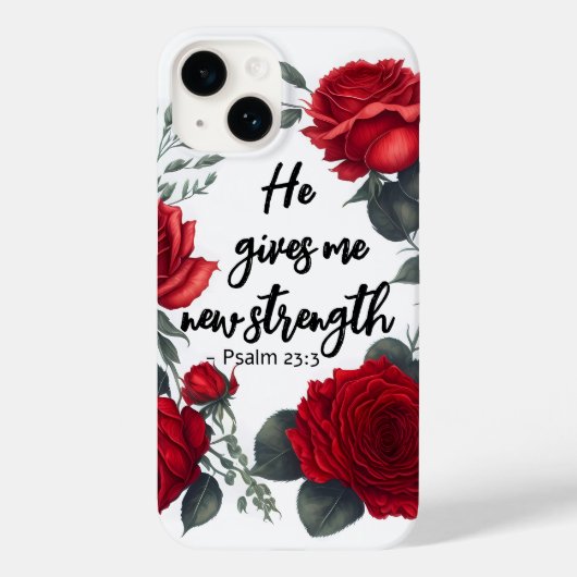 Er gibt mir neue Kraft Case-Mate iPhone Hülle (Rückseite)