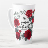 Er gibt mir neue Kraft Milchtasse (Linke Ecke)